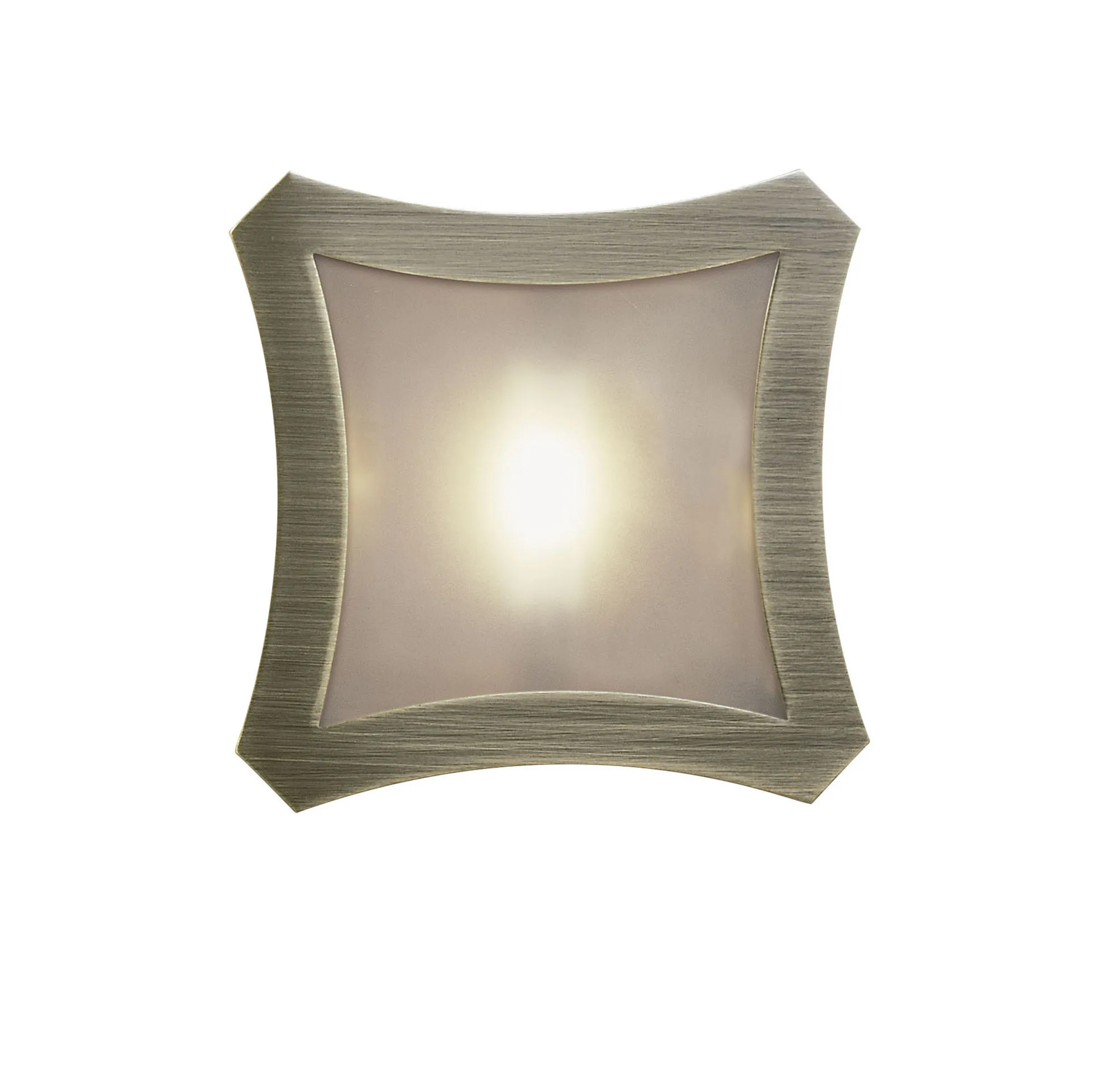 M0056AB  Rosa AB Glass  Flush Ceiling 1 Light